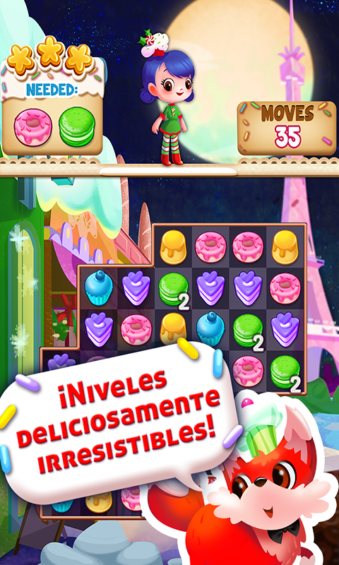 Android application Cupcake Mania Christmas screenshort