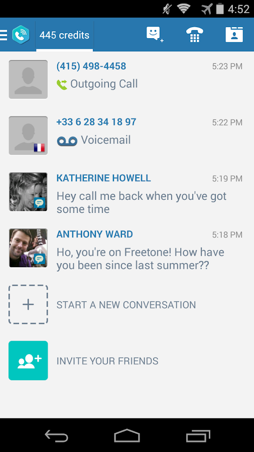 FreeTone Free Calls & Texting Android Apps on Google Play