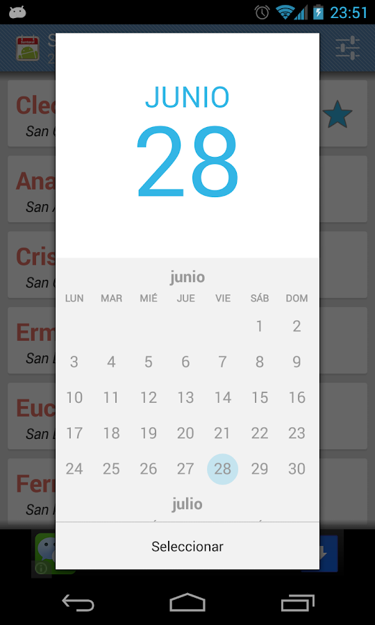 Santoral Android Apps on Google Play