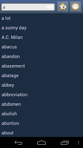 English Neapolitan Dictionary