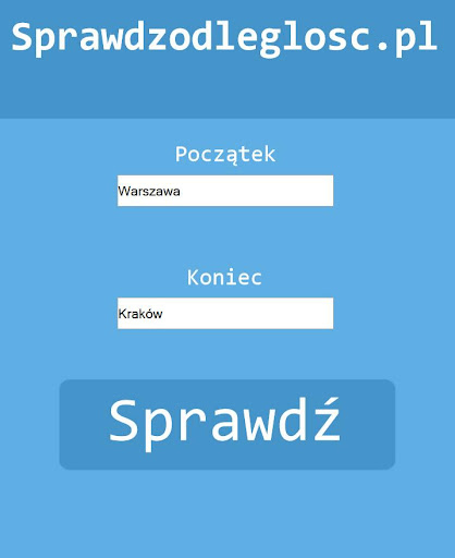 SprawdzOdleglosc.pl