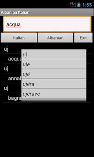 Albanian Italian Dictionary Screenshots 3