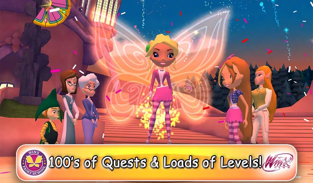  Winx Fairy School Lite: captura de tela 