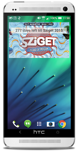 Sziget Countdown Widget