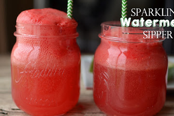 Sparkling Watermelon Sippers