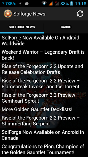 【免費紙牌App】News for Solforge-APP點子