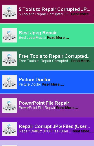 Repair corrupted Files Tip
