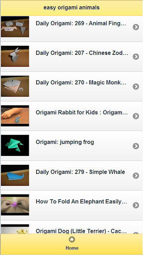 easy origami animals