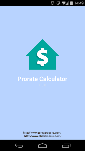 Prorate Calculator