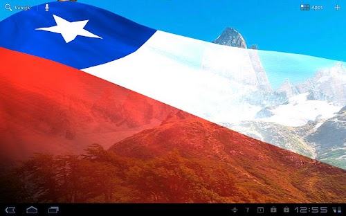 Android application SA Flags Live Wallpaper screenshort