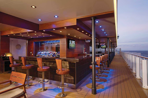 Norwegian-Breakaway-Maltings - Grab a drink at Norwegian Breakaway's Maltings, where you can enjoy the ocean the view and meet new friends over a beer or whiskey drink.