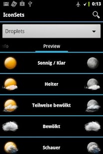 Free AHWeather Droplets IconSet APK for Android
