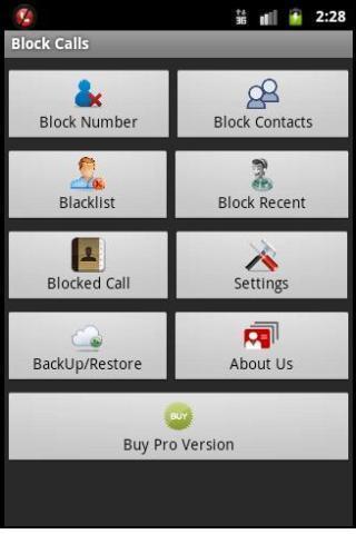 Block Calls Reject Calls