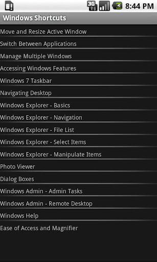 MS Windows Shortcuts NoAds