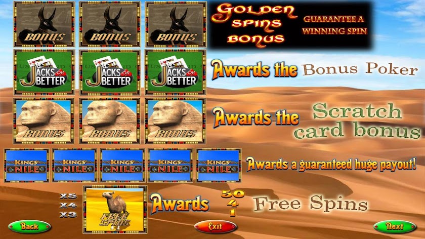KINGS NILE SLOT =====3D====== Screen 2