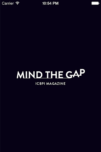 Mind The Gap - ICBPI MAGAZINE