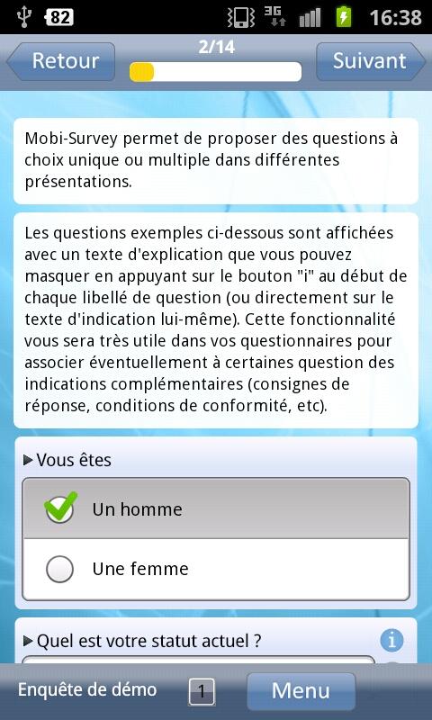   Mobi-Survey- स्क्रीनशॉट 