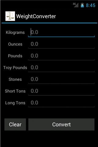 Weight Converter