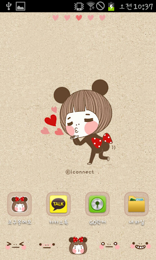 Attractive go launcher theme