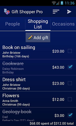 【免費生產應用App】Gift Shopper Pro-APP點子