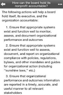 Nonprofit Manager’s FAQ Screenshots 2