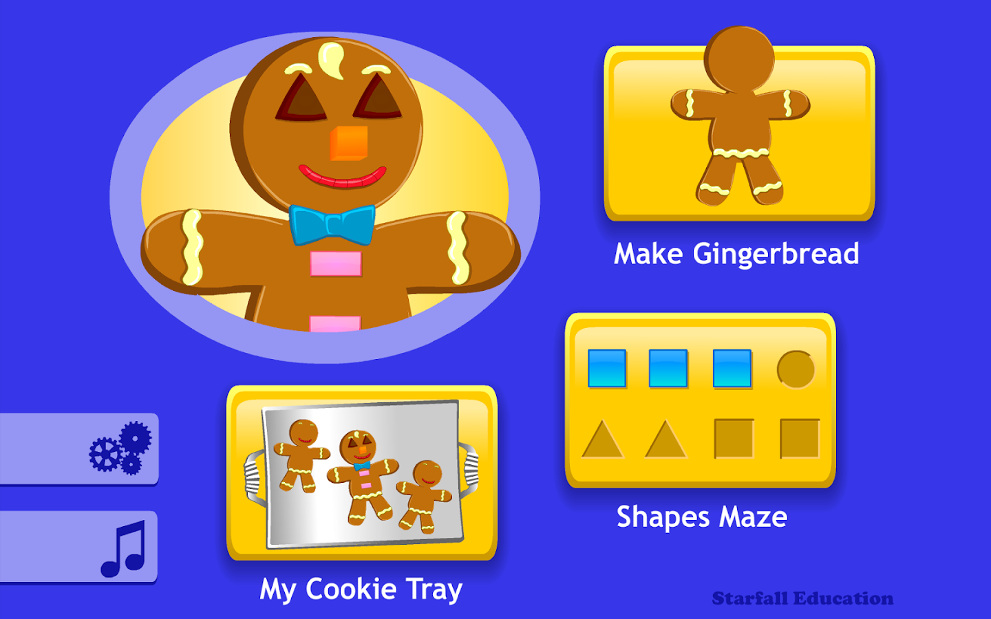 Starfall Gingerbread Aplikacje na Androida w Google Play