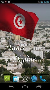 download 3D Tunisia Flag LWP free