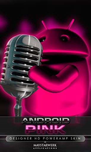 poweramp skin android pink