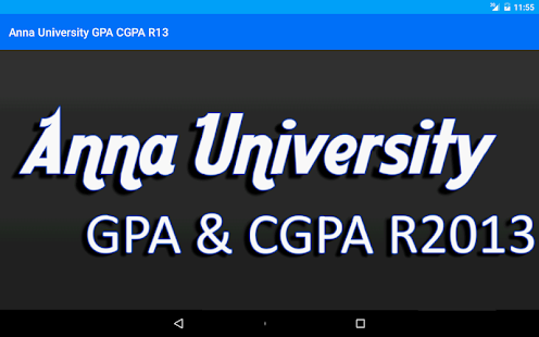 Anna University GPA CGPA R13 Screenshots 7