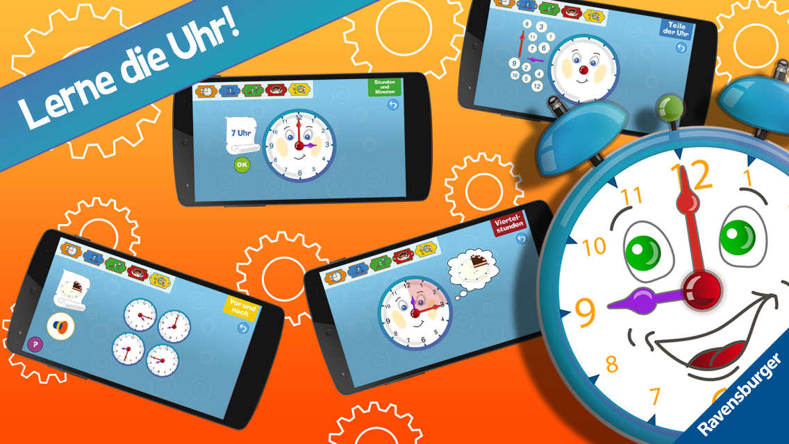 Android application My First Clock screenshort