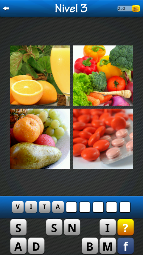 Android application Photo Quiz ~ 4 Pics 1 Word screenshort