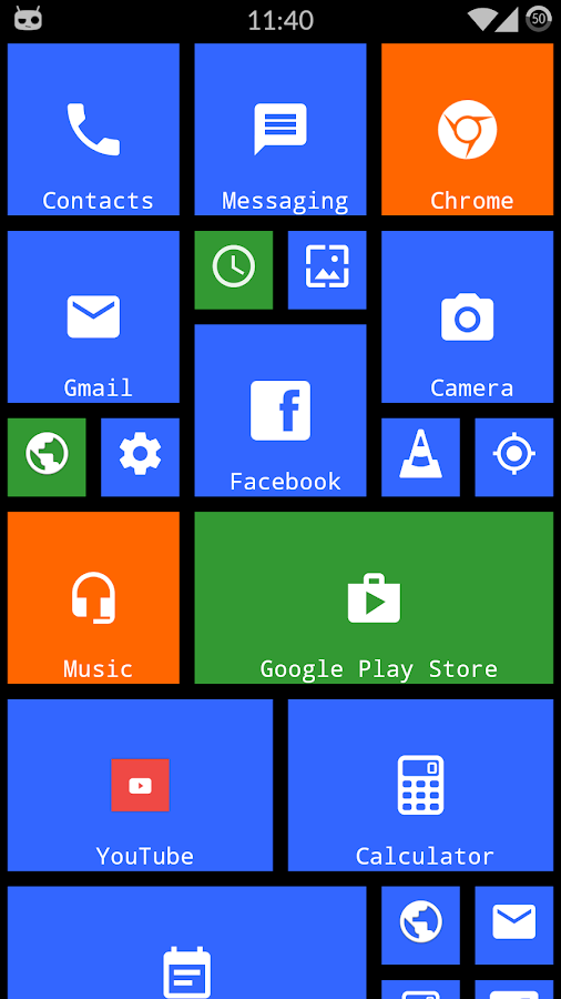 Metro Theme Launcher 2018 - WP Look - Android Apps on ...