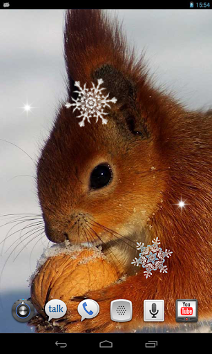 Snowfall Animals HD LWP