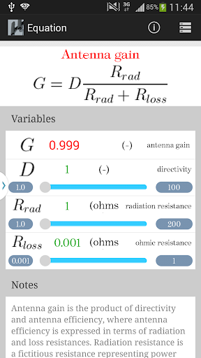 WCET Wireless Equations