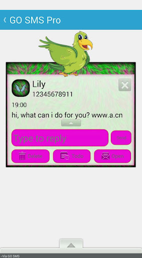 【免費個人化App】ColorfulBirds/GO SMS THEME-APP點子