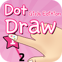 Dot Draw Girls Edition mobile app icon