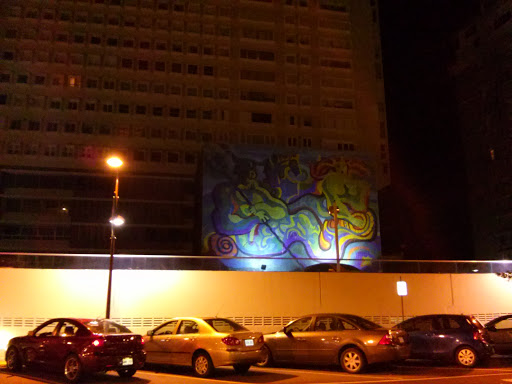 Giant Mosaic Mural at Surf Side