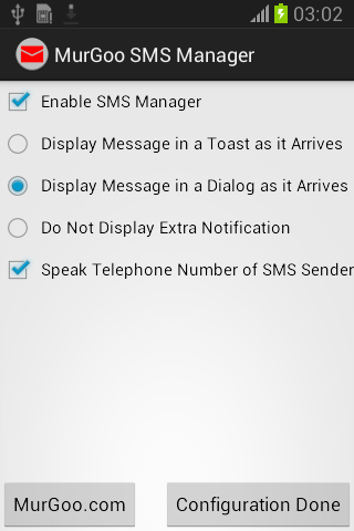 Auto SMS Voice Alert