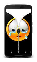 Captura de pantalla de Happy Face zip Unlock Screen APK #1