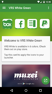Free VRS White-Green Icon Pack APK