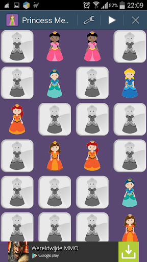 Princess Memory Game Toddlers