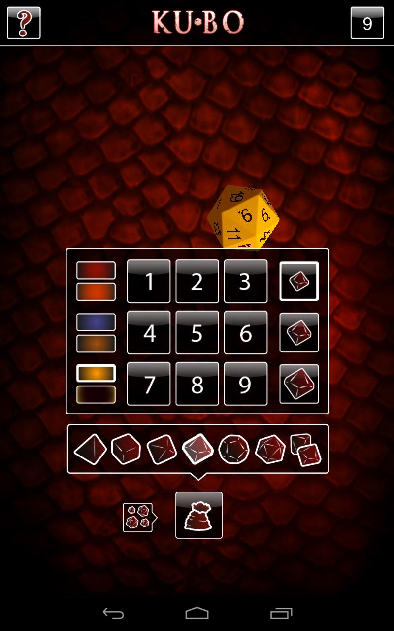 KuBo HD - Dice Roller RPG Screen 2