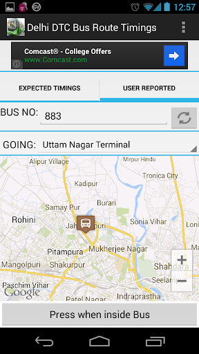 Delhi DTC Bus Timings Routes