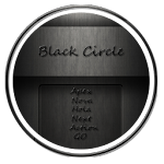 BLACK CIRCLE FREE APEX/GO/ADW Apk