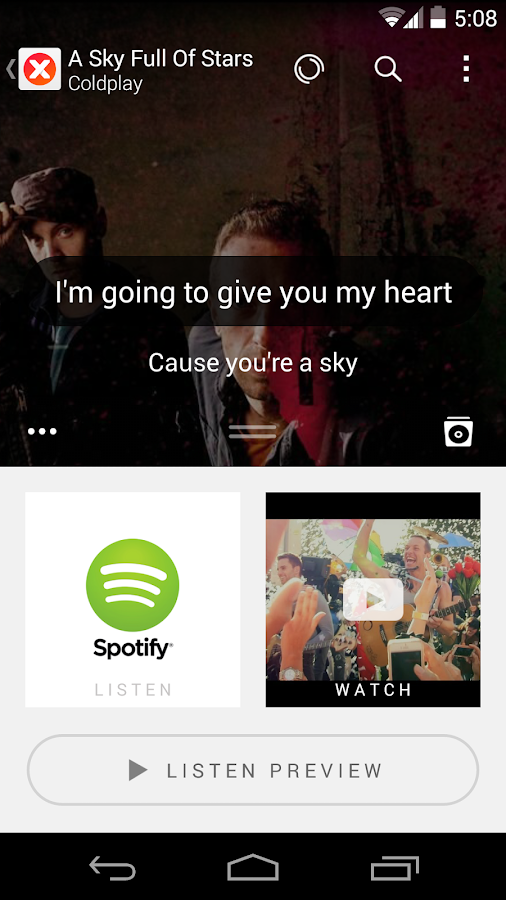 musiXmatch Letras de Música - screenshot