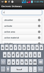Electronic Dictionary Screenshots 1