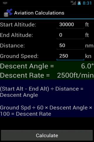Aviation Calculations - Android Apps on Google Play