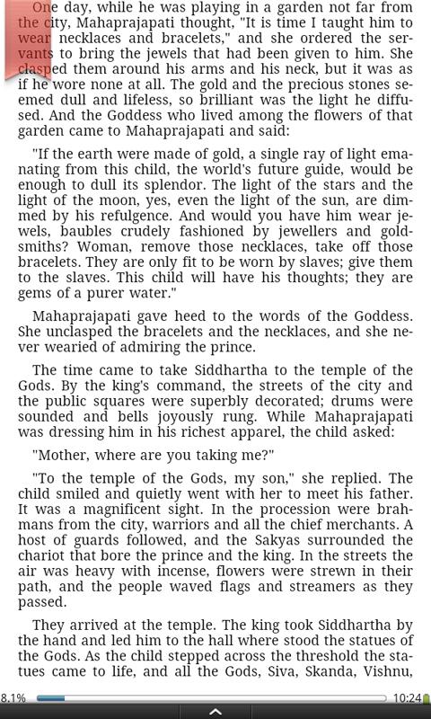 The life of Buddha Screen 3