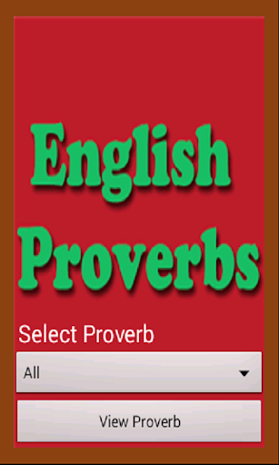 Top English Proverbs