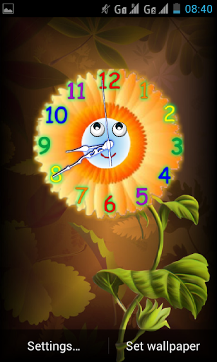 Analog Clock with Eyes - LWP